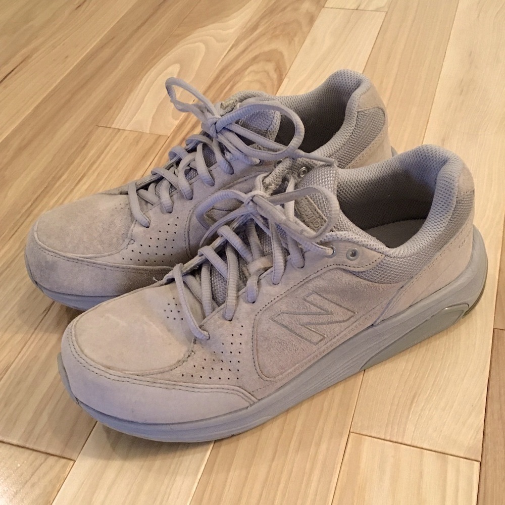 NEW BALANCE 927 Walking Shoes Men's Size 7.5 Grey Suede NB
